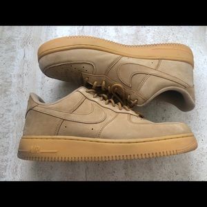 Nike Air Force 1 wheat flax gum